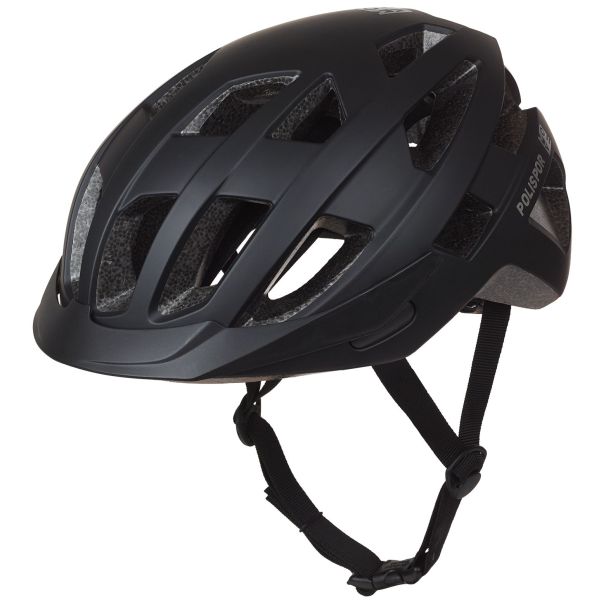 PoliSport City Move Helmet de bicicleta L 58-61 cm Negro