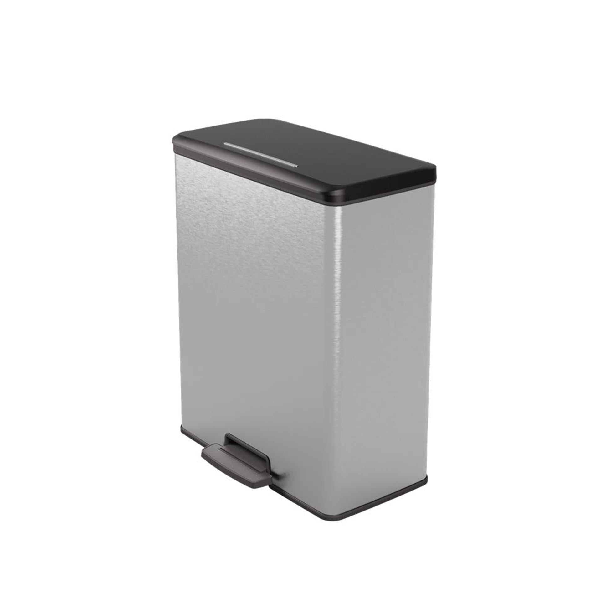 Curver Curver Curver Pedal Bin Deco Rettangolare 65 L color argento