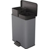 Curver Curver Curver Decobin Duo Cestino bin 26+26L Cool Grey