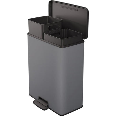 Curver Curver Decobin Duo Trash Bin 26+26L Cool Grey