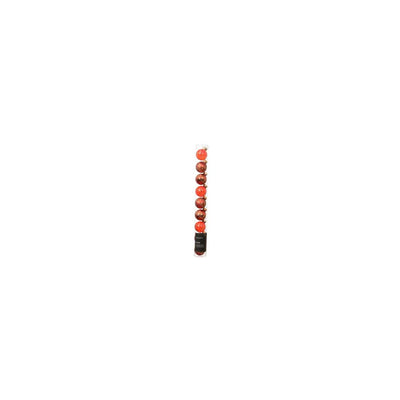 Decoris Palle di Natale in vetro Natale rosso ã˜3cm mix trasparente lucido opaco tubo da 9 pezzi