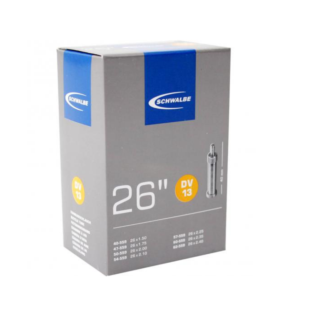 SCHWALBE TUBE INTERNO 26 x 1,50 2,40 pollici (40 62-559) DV 40 mm