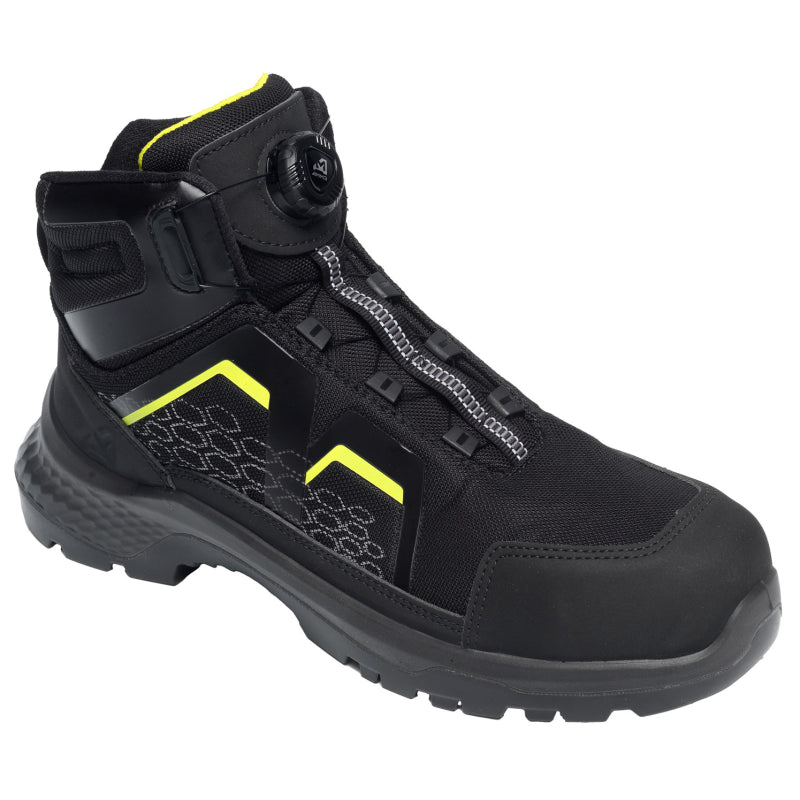 Emma werkschoen crossforce flex high s3s | zwart | maat 46 - 8715316155987