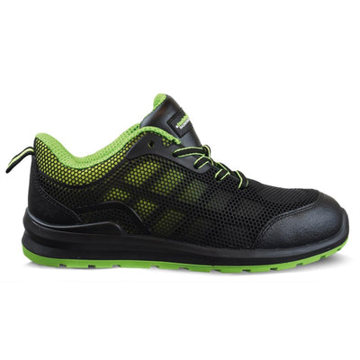 Ty safeet werkschoen safe sneaker askim laag s1p | zwart limoen | maat 43 - 8719388017365
