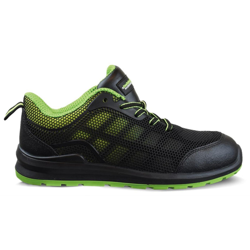 Ty safeet werkschoen safe sneaker askim laag s1p | zwart limoen | maat 42 - 8719388017358