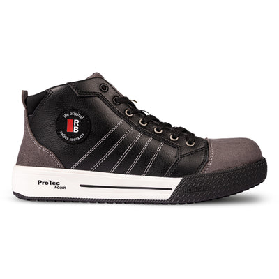 Ladrillo rojo mate s3s alto | negro | talla 44 - 8713458013790