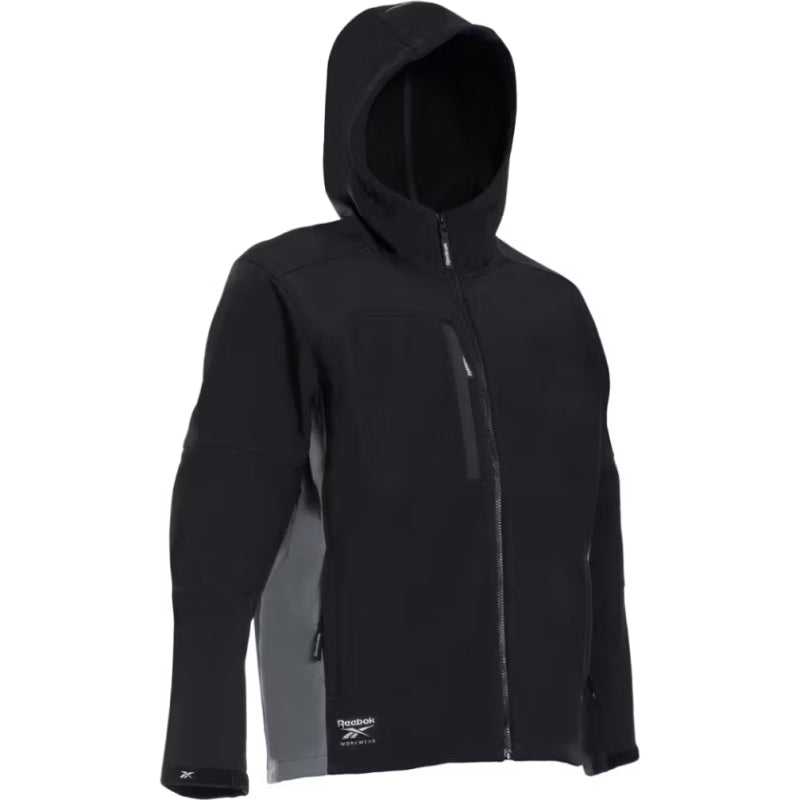 Reebok softshell jack 004 zwart | zwart | maat s - 690774740839