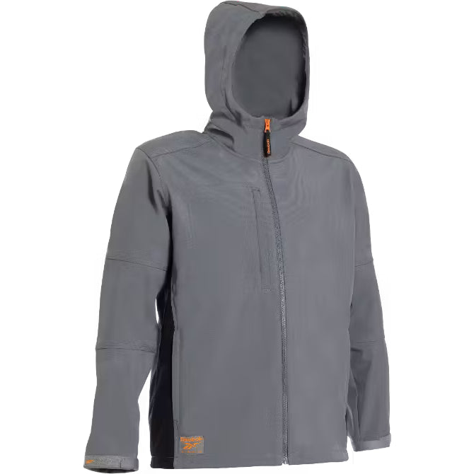 Reebok softshell jack 004 donkergrijs | grijs | maat l - 690774740853
