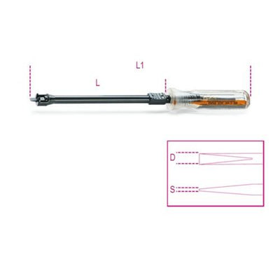 Destornillador abrazadera beta 5x150mm 1250