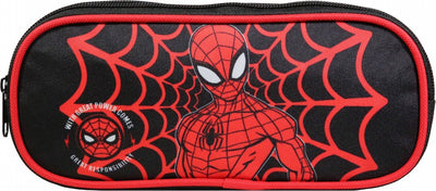 Jim jam etui spiderman pennenetui 2 vakken met 2 ritsen
