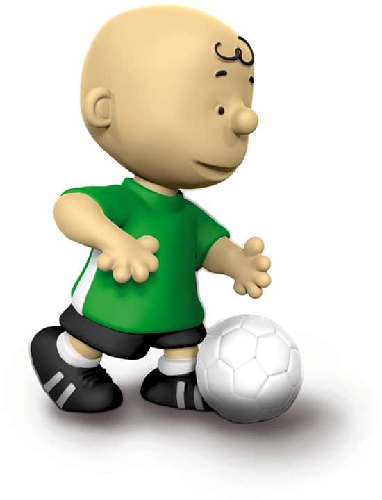 Snoopy Peanuts Charlie Brown Player de fútbol