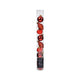 Decoris bolas navideñas mini dia3cm vidrio rojo 9ud
