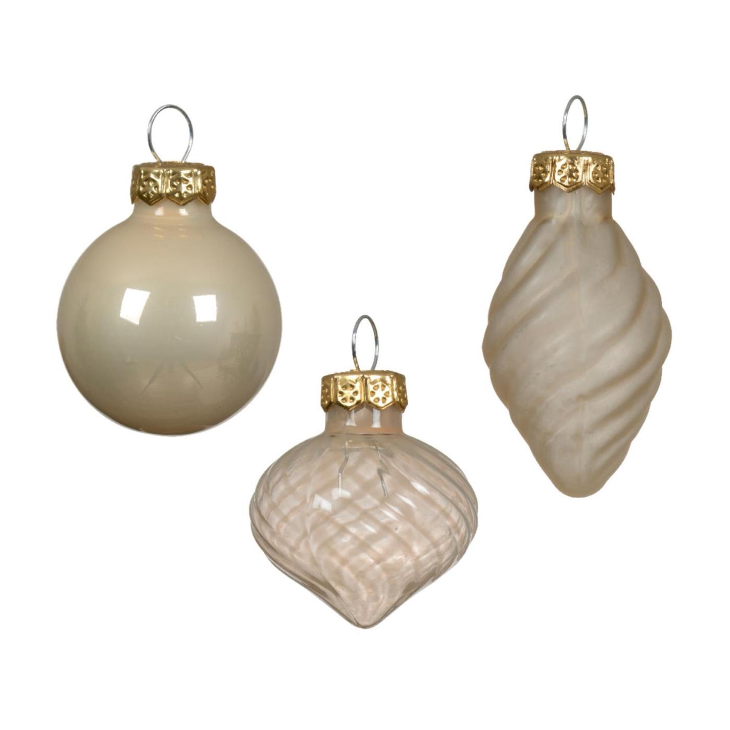 Palline di Natale Decoris mini dia3cm perle di vetro 9 pezzi