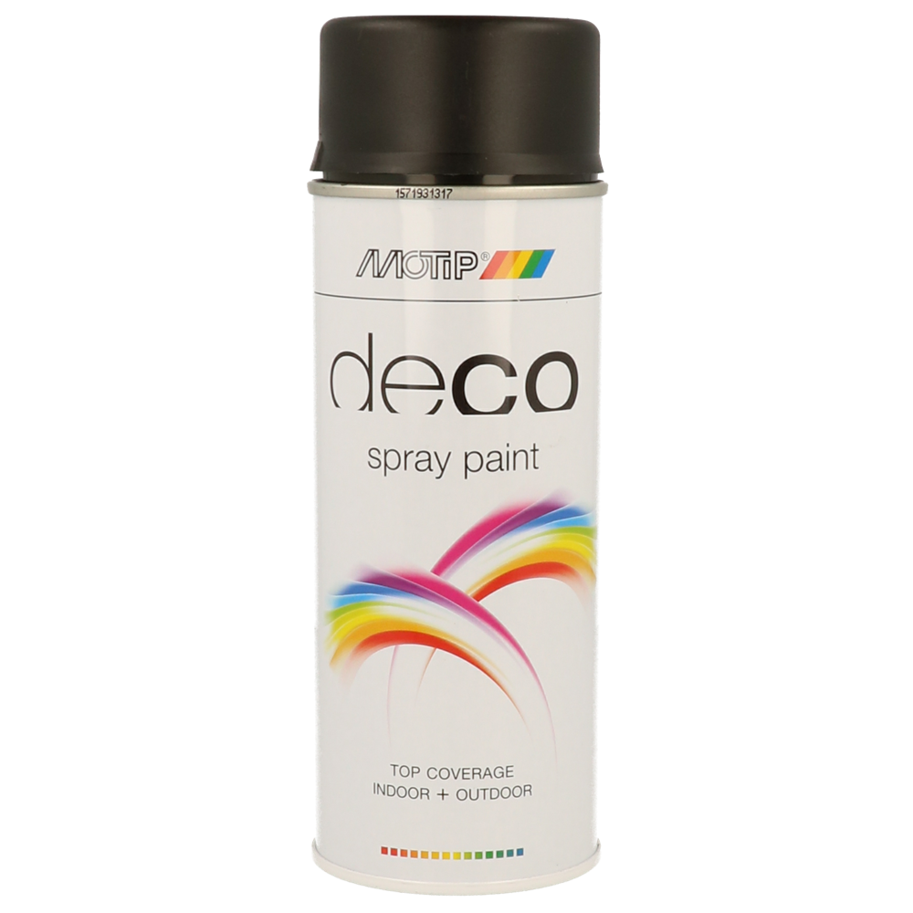 Canna spray Motop 400 ml di nero opaco