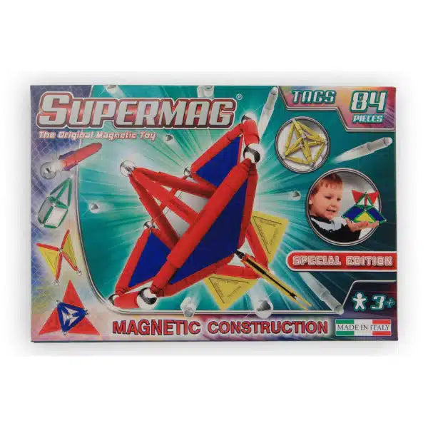 Set di costruzioni magnetiche SuperMag 84 Party