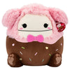 SquishMallows 40 cm Brina chocolate diptado de rosa Bigfoot