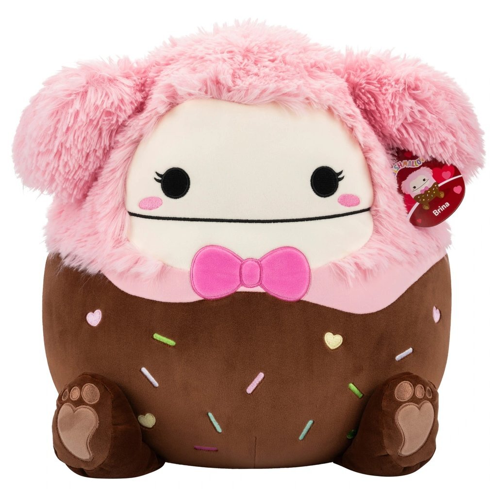 SquishMallows 40 cm Brina chocolate diptado de rosa Bigfoot