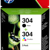 Hp inktcartridge 304 zwart + 3 kleuren