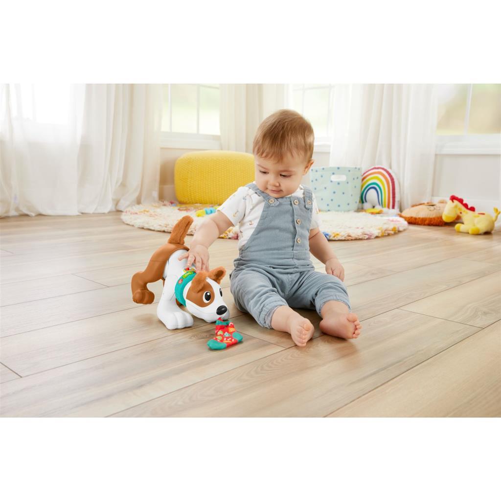 Fisher Price Crawl with Me cucciolo + luce e suono