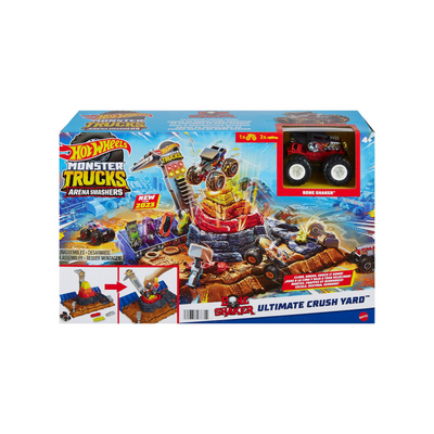 Hot Wheels Arena Smashers Main Event Bone Shaker's Ultimate Crush Yard