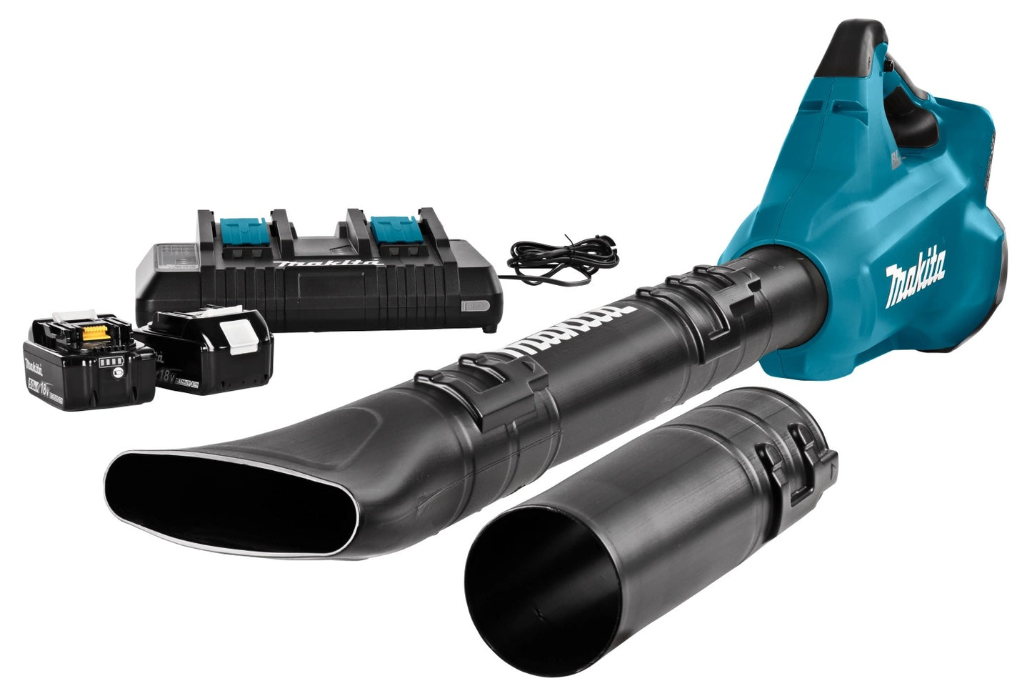 Makita dub362pt2 2x18 v bladblazer | met duolader - dub362pt2