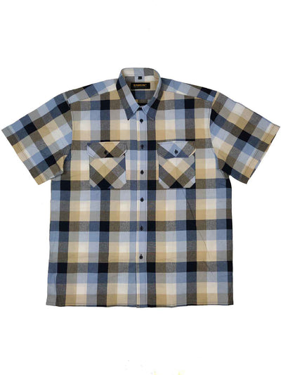 Storvik prodotti camicia a quadri manica corta disegno a quadri 11 m