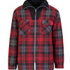 Gilet in pile da boscaiolo Storvik Products Stanley termo rosso nero 3XL