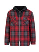 Gilet in pile da boscaiolo Storvik Products Stanley termo rosso nero 3XL