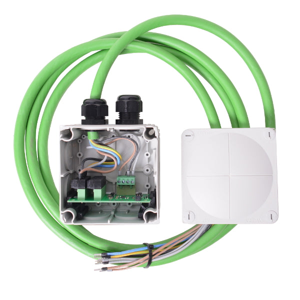 Sensor completo para oscilación de limpiador de vacas.