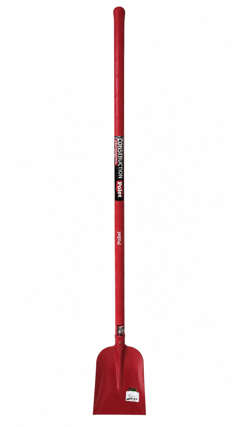 Mm productos eurotool pala de hormigón mm endurecido no. 1 mango de fibra de vidrio de 130cm