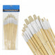 Set pennelli piatti da pittore, 12 pezzi