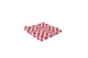 Prodotti Strofinaccio Cucina Blocco Asciugamani 50x50cm Rosso 3 Pezzi