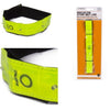 Bracciale a LED giallo fluorescente. batterie incluse