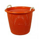Cesta industrial cesta para patatas abierta naranja 58 ltr