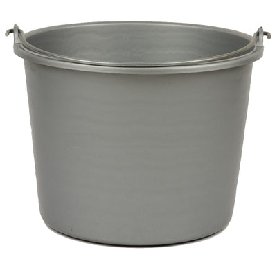 Cubo plástico redondo gris 20l
