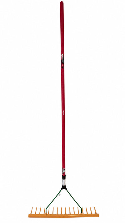 Mm eurotool producten polyhark met egaliseerkant 64cm met glasfibersteel 150cm
