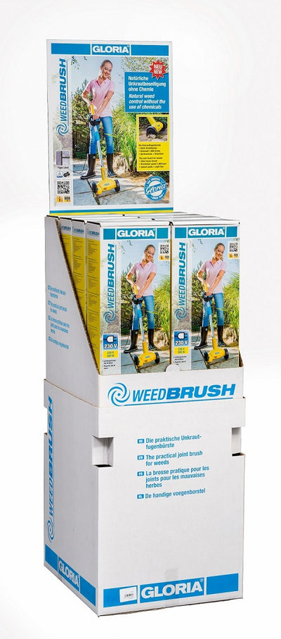 Cepillo para juntas Gloria weedbrush en exhibición | 8 piezas