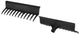 Rastrello raschietto eurotool box mm 40cm nero