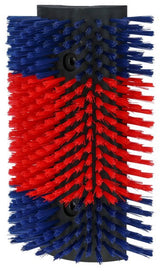 Producten halfronde koeborstel veeborstel blauw rood xl - afbeelding 1