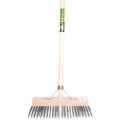 Scopa in filo d'acciaio eurotool mm 30cm manico mm 140cm