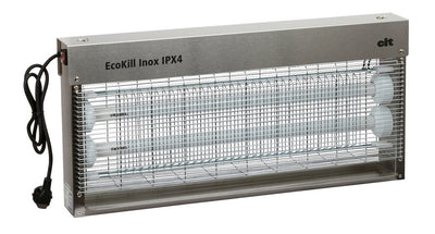 Ecokill producten elektr vliegenkast inox ipx4 2 x 18w