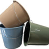 Cubo doméstico de plástico 10 litros eco colores | 25 piezas