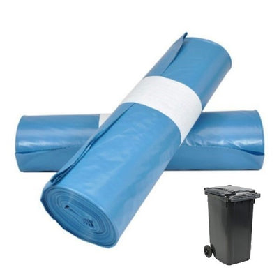 Container bags ldpe 6525 x 140cm t 70 blue 240ltr