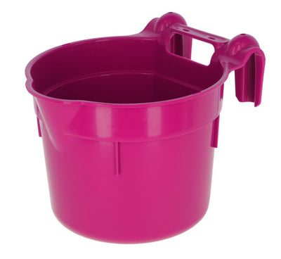 Abi producten voerbak kunststof hangon roze 8l