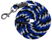 Lead rope mustang carabiner royal blue black white - afbeelding 1