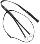 Tappo in pelle martingala nero