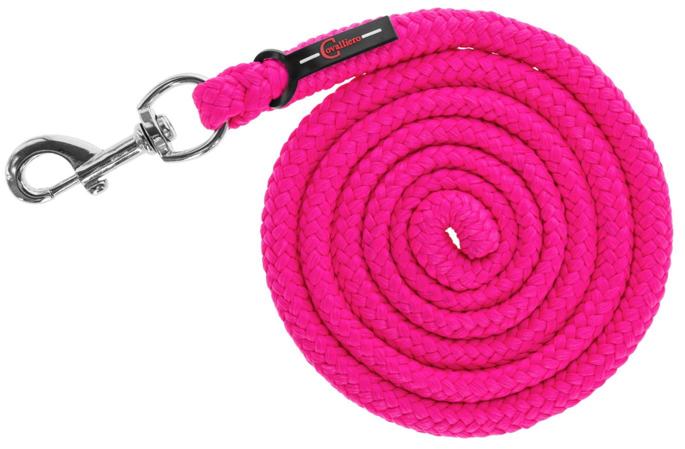 Guinzaglio con moschettone hippo pe rosa