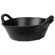 Cuenco de goma negro 11l