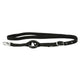 Rienda lateral nylon negro con anillo de goma