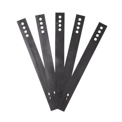 Rubber strap for knee pad harmonica